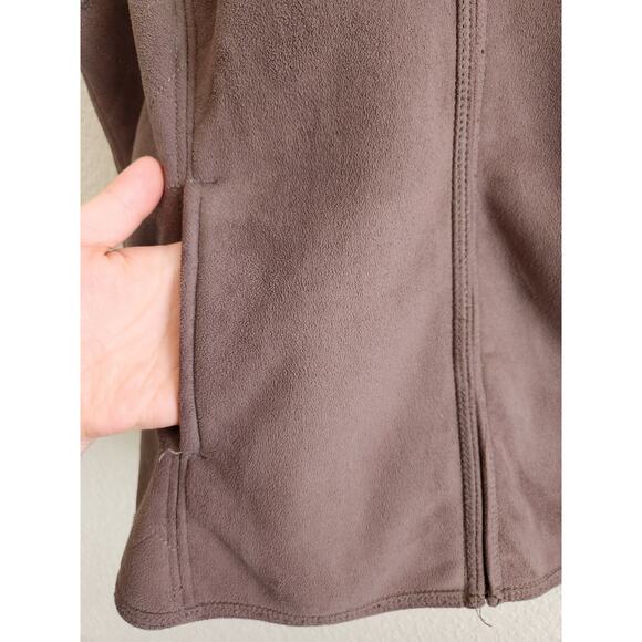 OutBack Trading Co. Brown Insulated Women's Suede Vest Xl - Picture 5 of 10